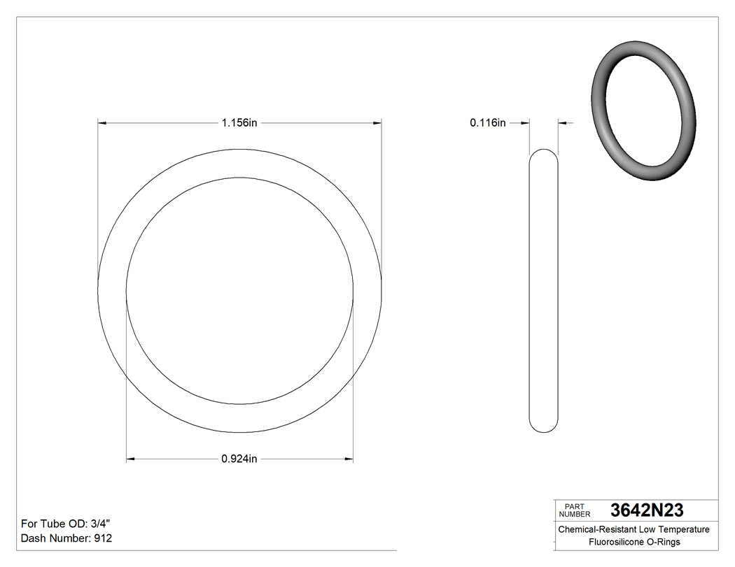 Technical drawing - 3642N23